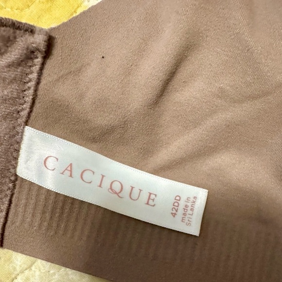 Cacique Mocha Brown Balconnette Bra - Picture 3 of 6